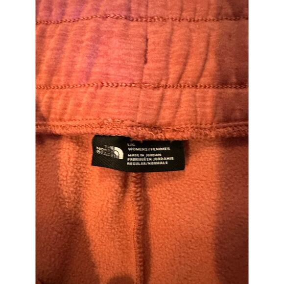 The North Face Women’s Rose Mauve Fleece-Lined Joggers – Size L Loungewear Cozy - Picture 7 of 8